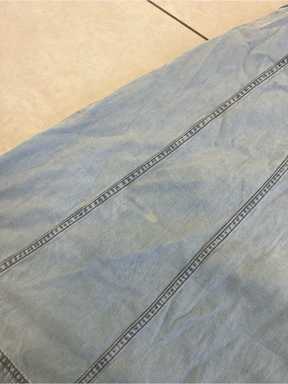 The Loft Denim Tie Skirt Size Medium - Picture 2 of 5